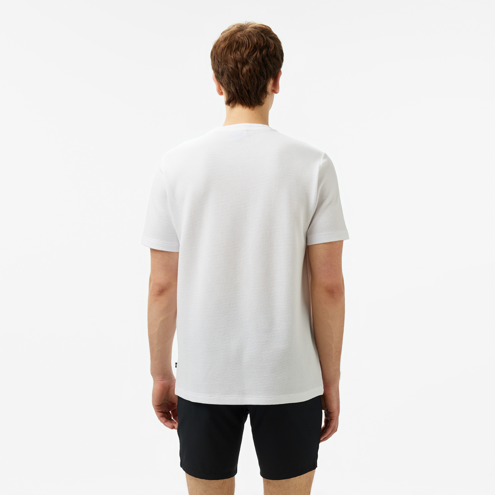 Nautica Erkek Beyaz Regular Fit T-Shirt