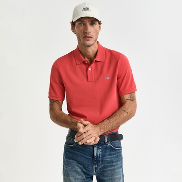  GANT Erkek Kırmızı Regular Fit Polo