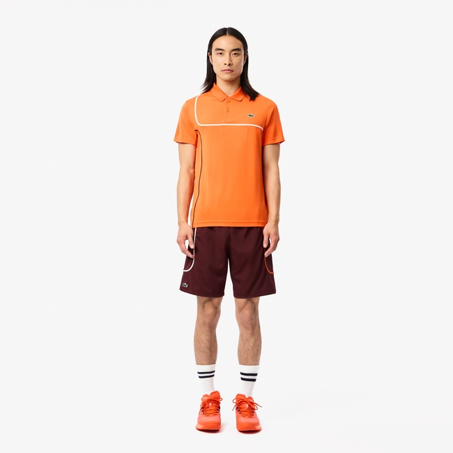  Lacoste Lightweight Erkek Bordo Tenis Şortu