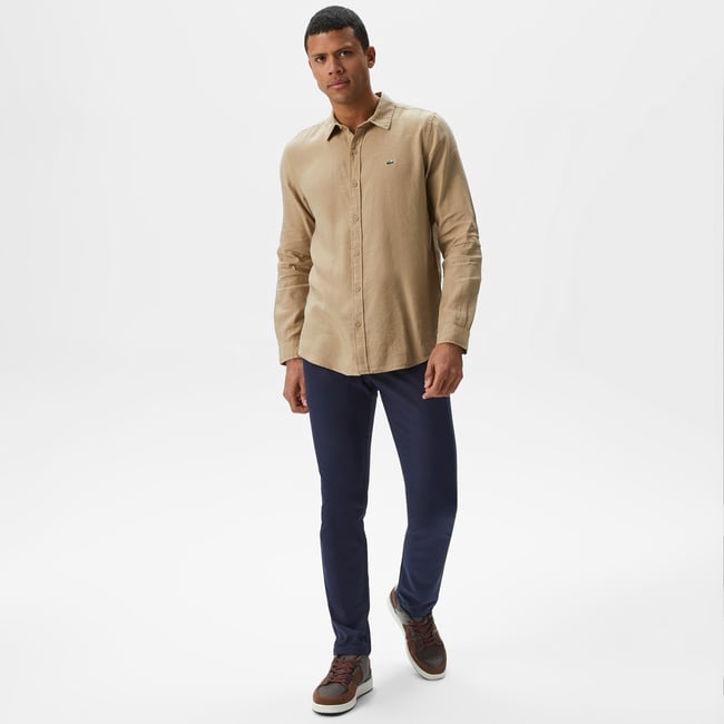  Lacoste Erkek Slim Fit Chino Lacivert Pantolon