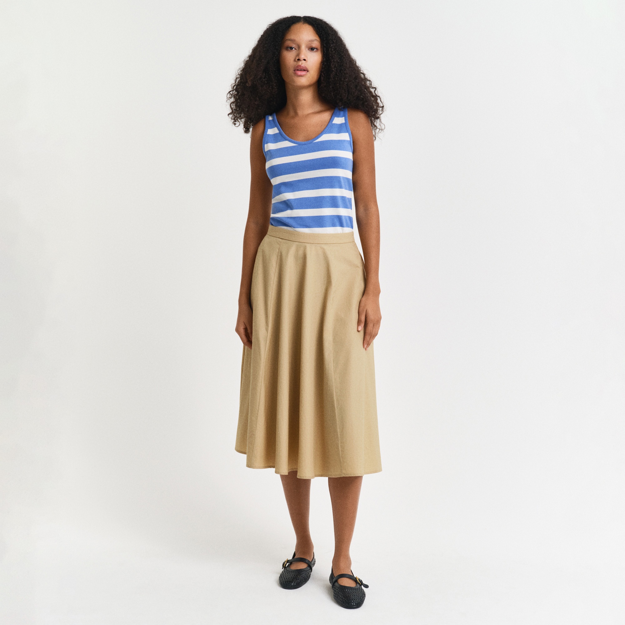 Gant Kadın Bej Loose Fit Etek