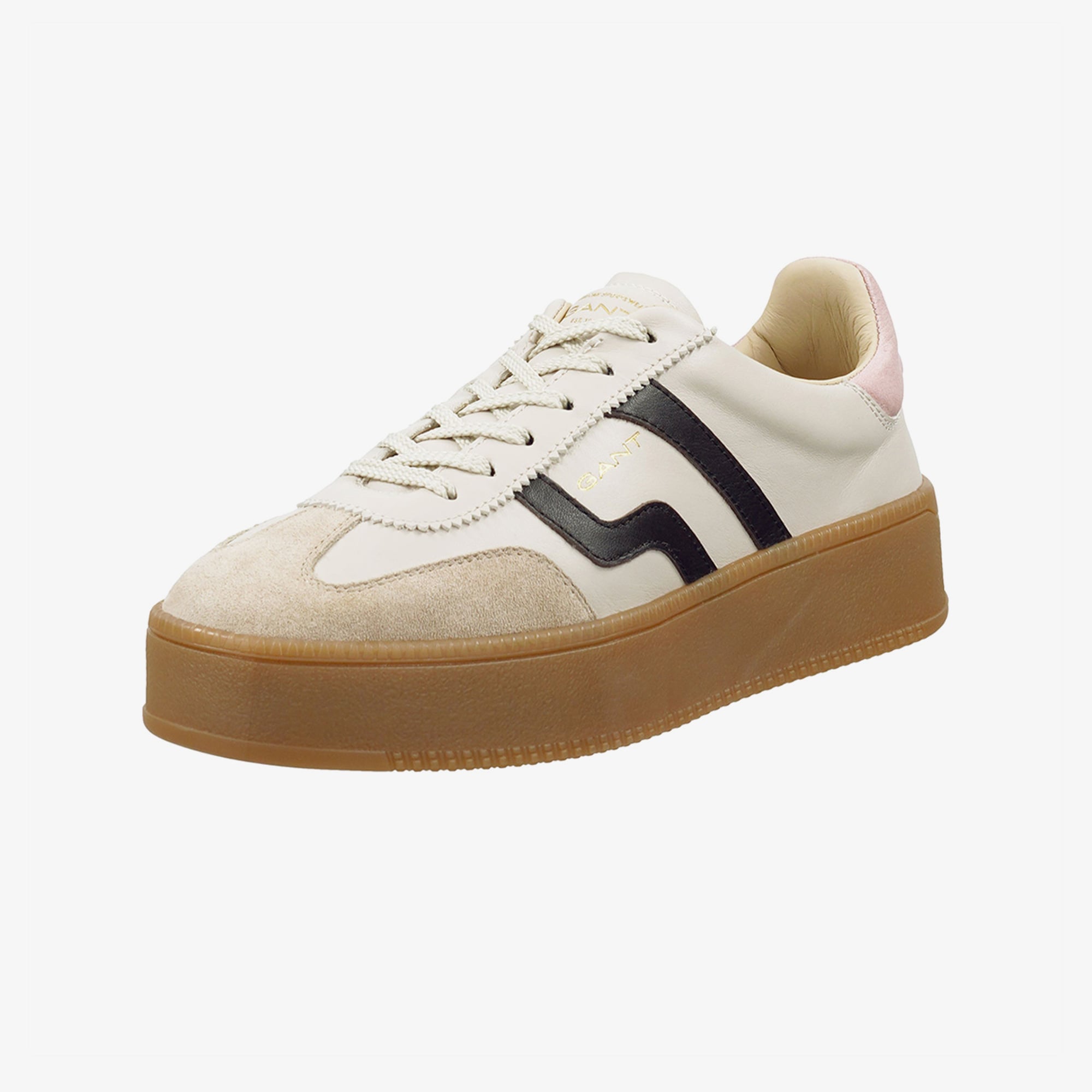 Gant GANT Kadın Bej Deri Cuzmani Sneaker | FashFed Bej - 4. görsel