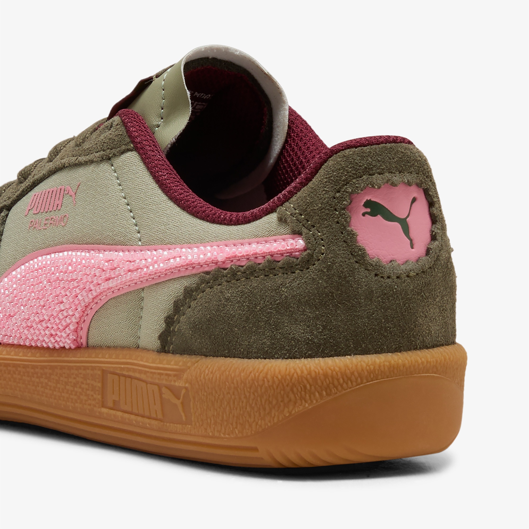 Puma Palermo Gentle Meld Kadın Yeşil Spor Ayakkabı