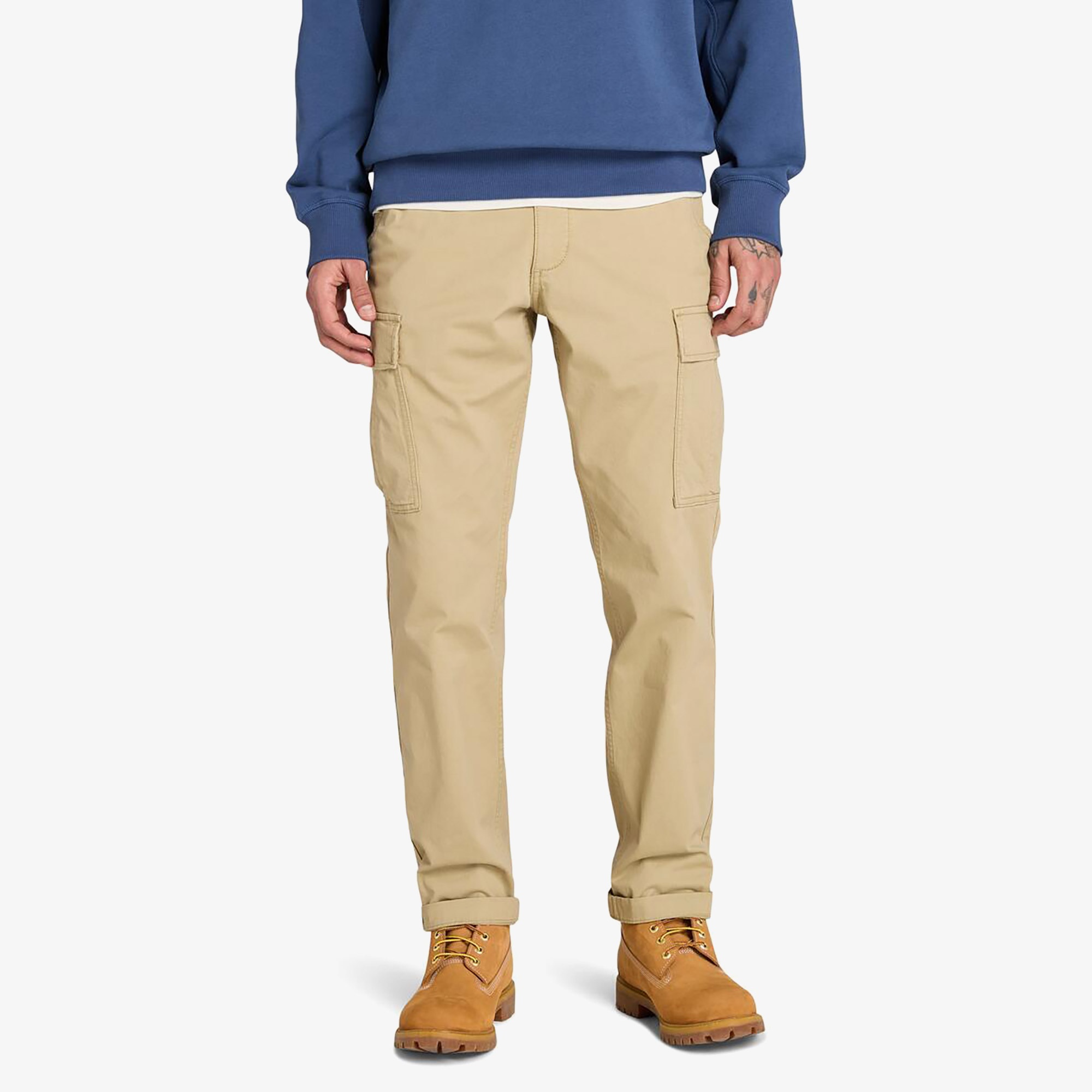 Timberland Brooklıne Twill Erkek Sarı Cargo Pantolon