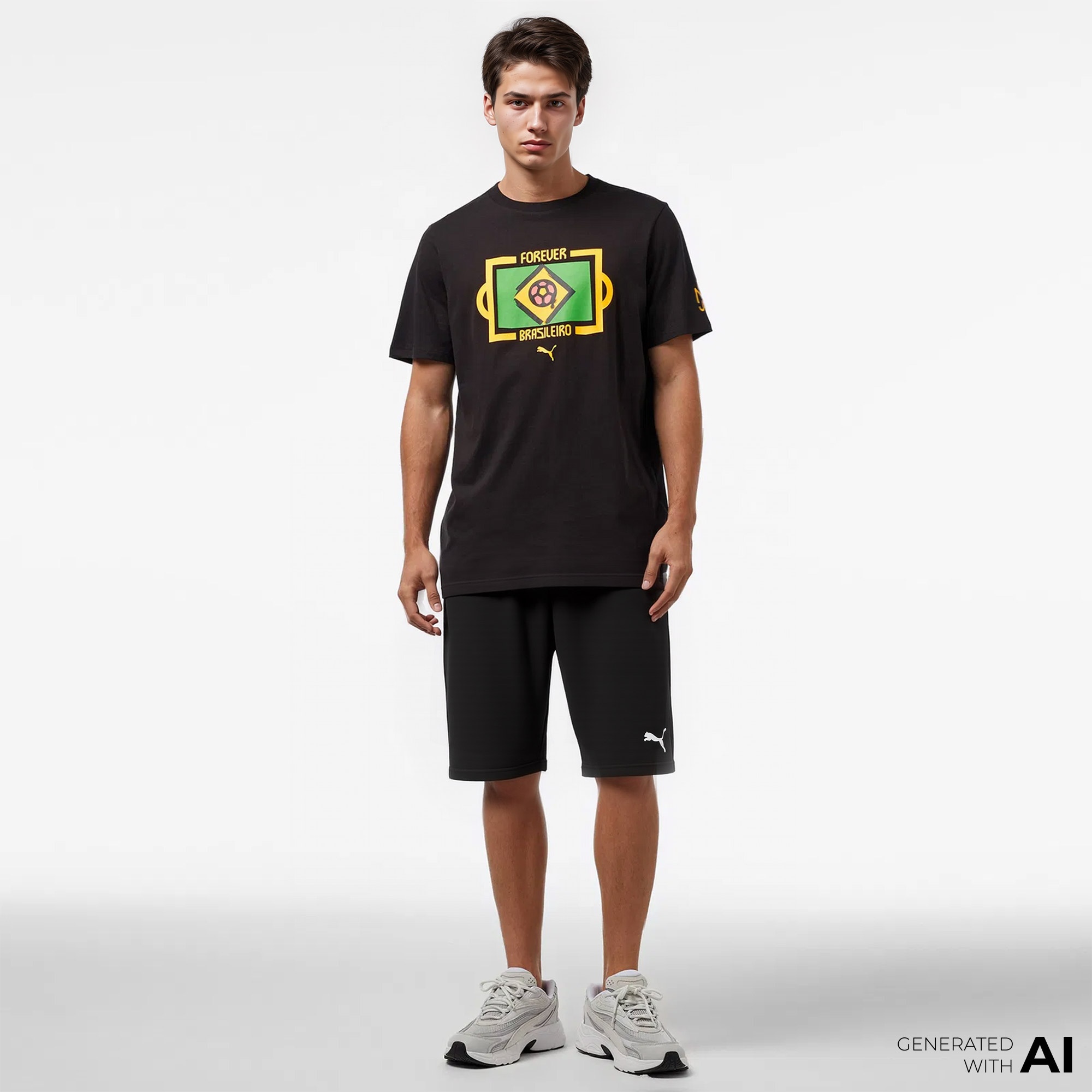 Puma Essentials Erkek Siyah Günlük Şort