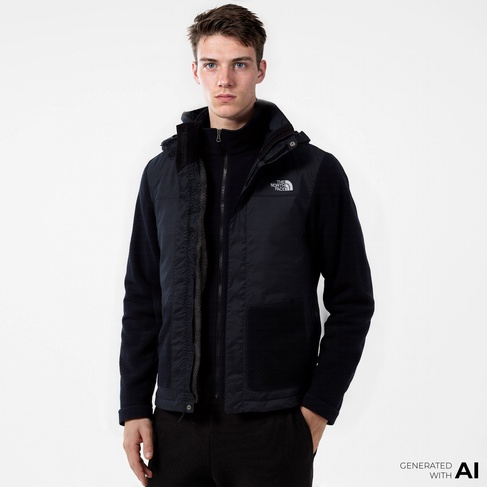  The North Face Evolve II Triclimate 3in1 Erkek Siyah Outdoor Mont