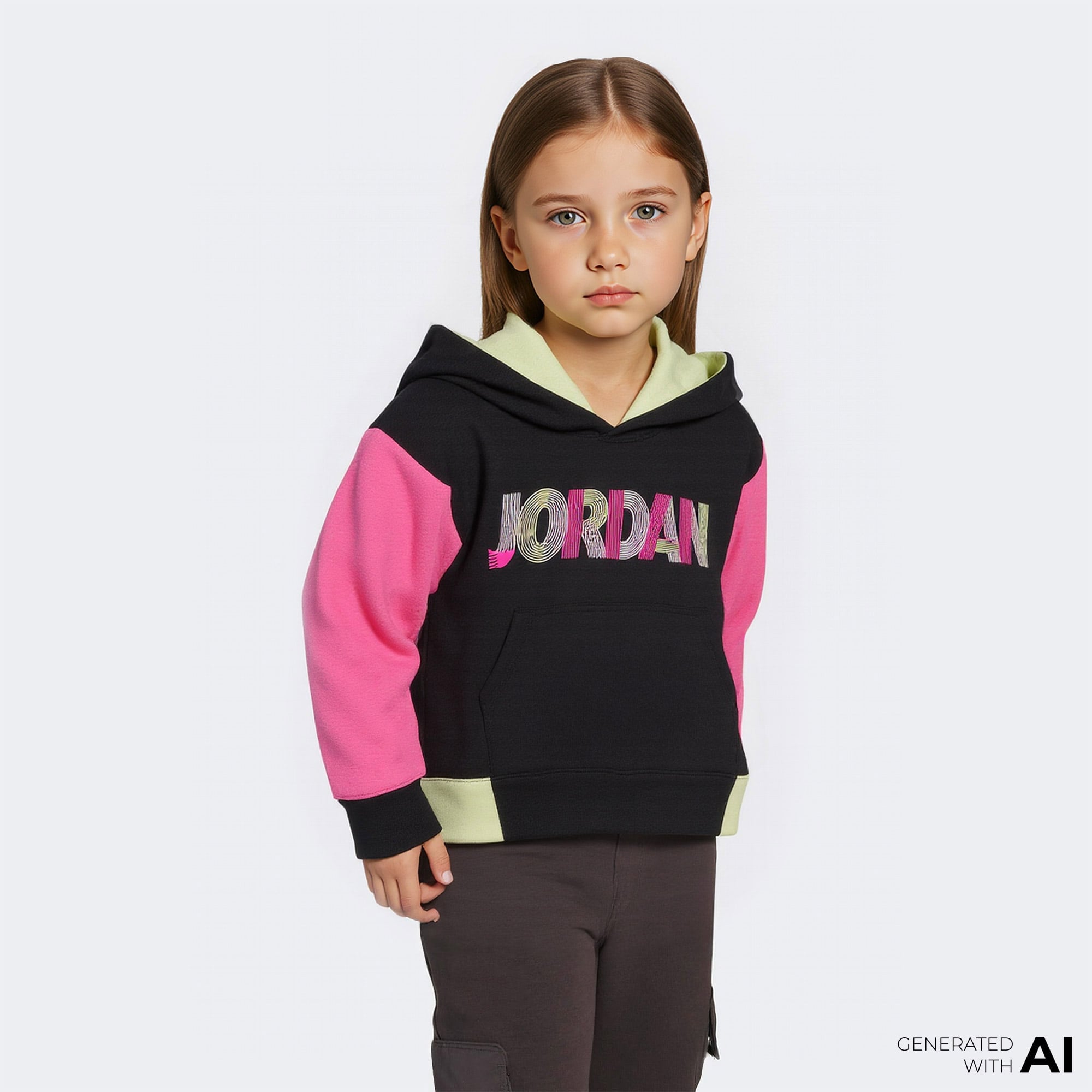  Jordan Jdg Girls Fundamential Po Çocuk Siyah Sweatshirt