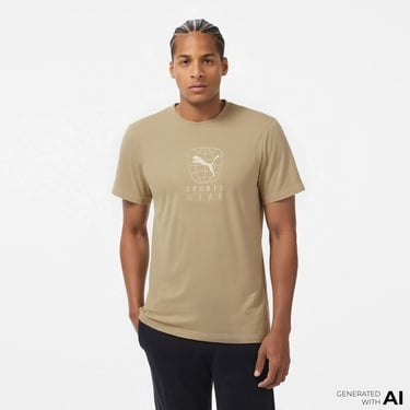 Puma Better Sportswear Unisex Krem T-Shirt