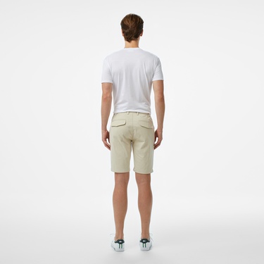  Lacoste Erkek Tapered Fit Krem Bermuda Şort