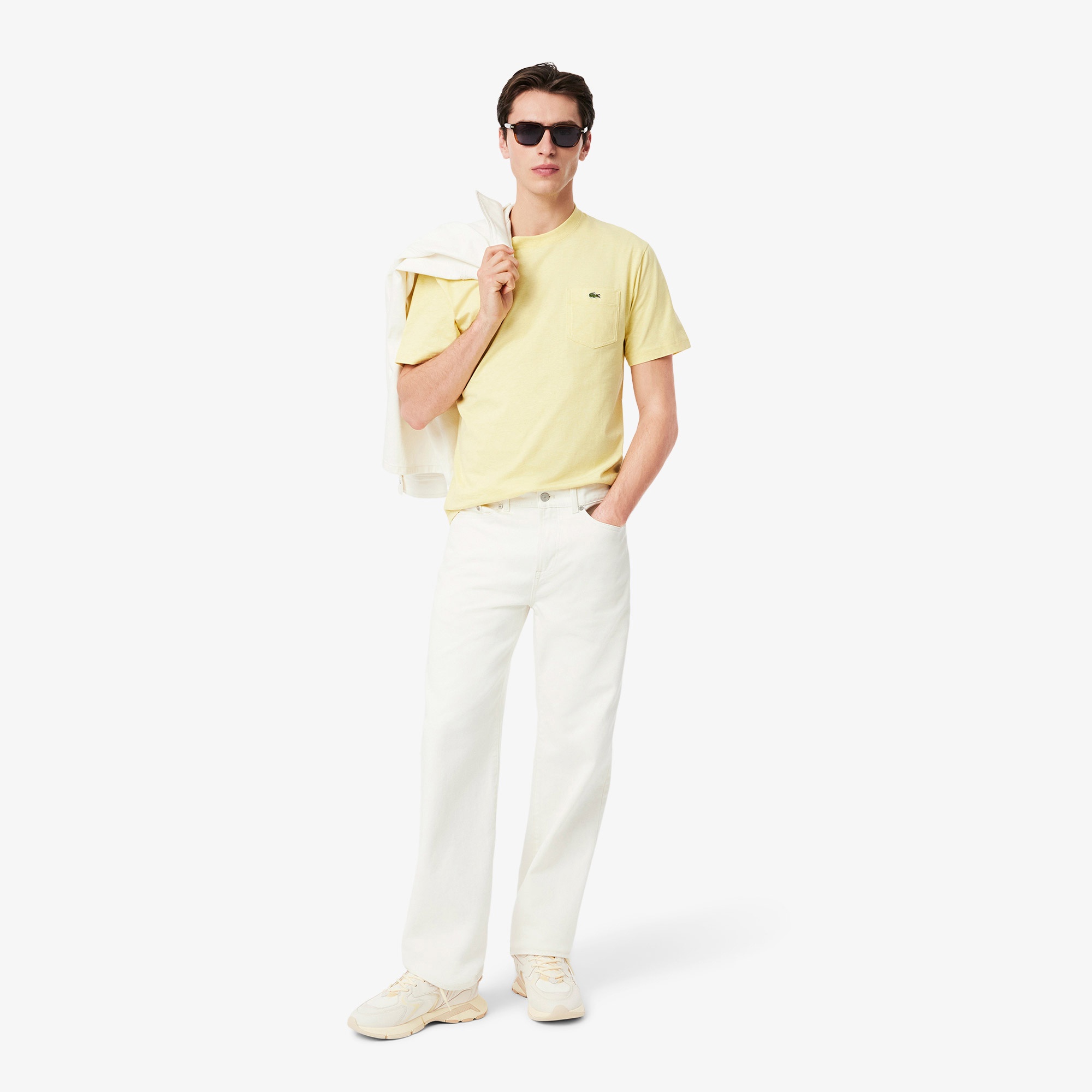 Lacoste L003 Neo Erkek Bej Sneaker