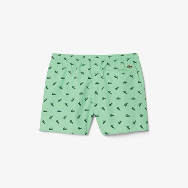  Crocodile Print Swim Trunks