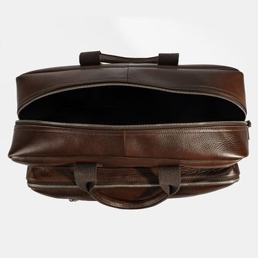  Erkek Kahve Deri Seyahat Çantası