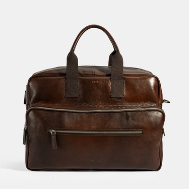  Erkek Kahve Deri Seyahat Çantası