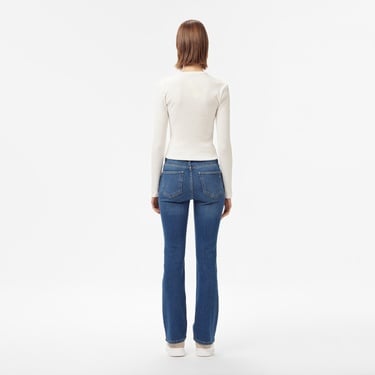  Nautica Kadın Mavi İspanyol Paça Pantolon