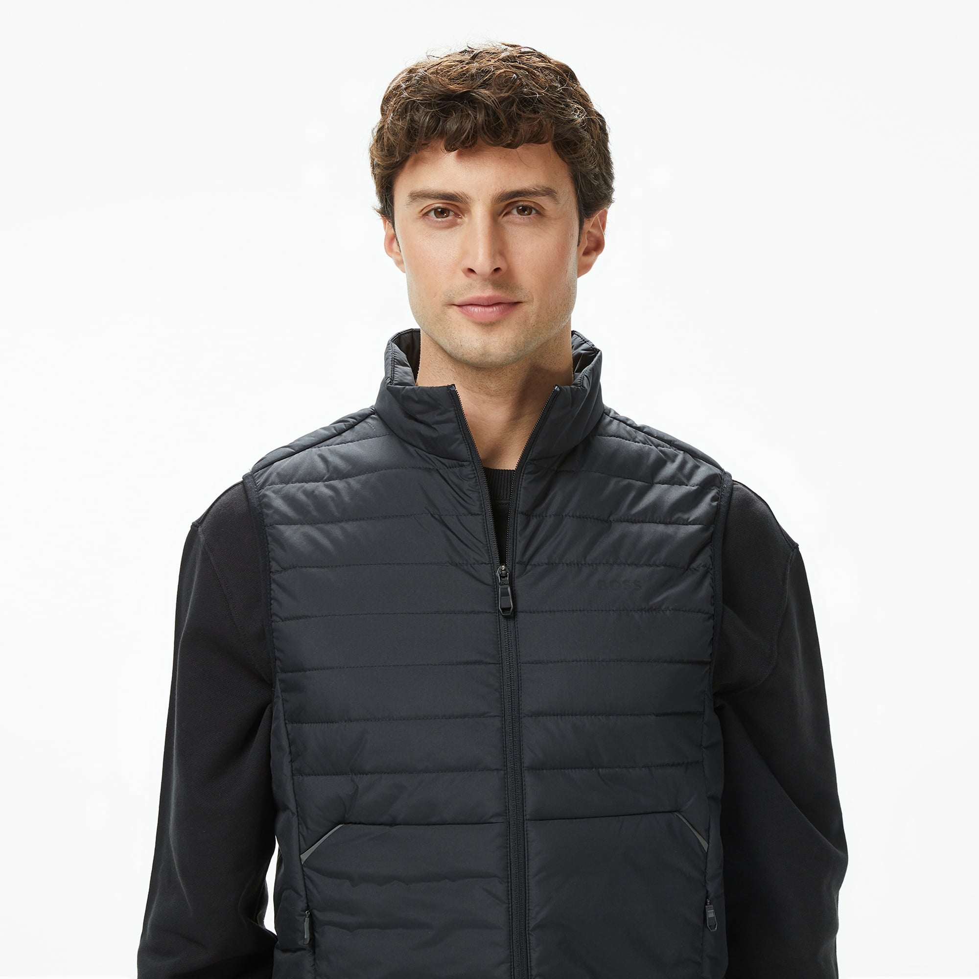 Boss Urbanex Erkek Siyah Yelek