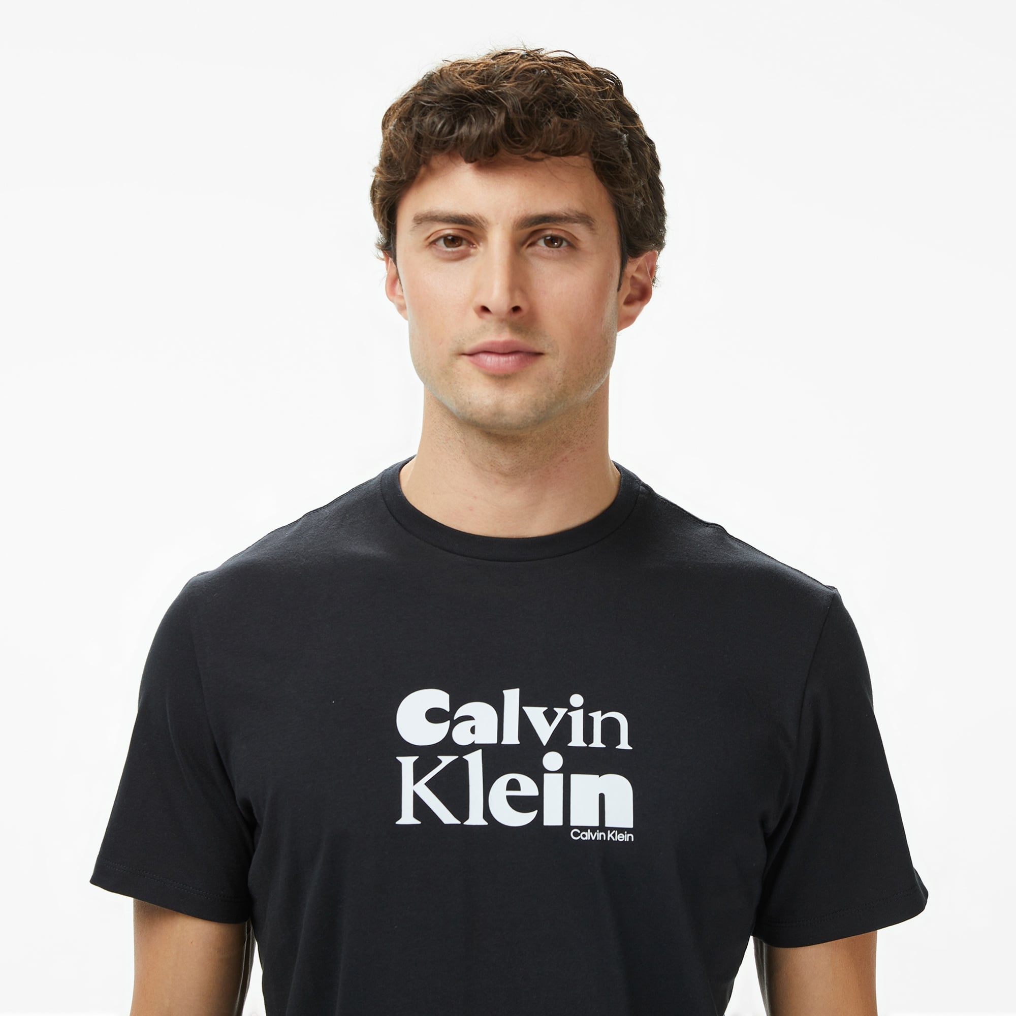 Calvin Klein Klein Bold Grap Erkek Siyah T-Shirt