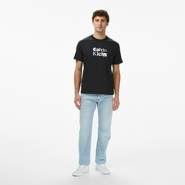  Calvin Klein Klein Bold Grap Erkek Siyah T-Shirt