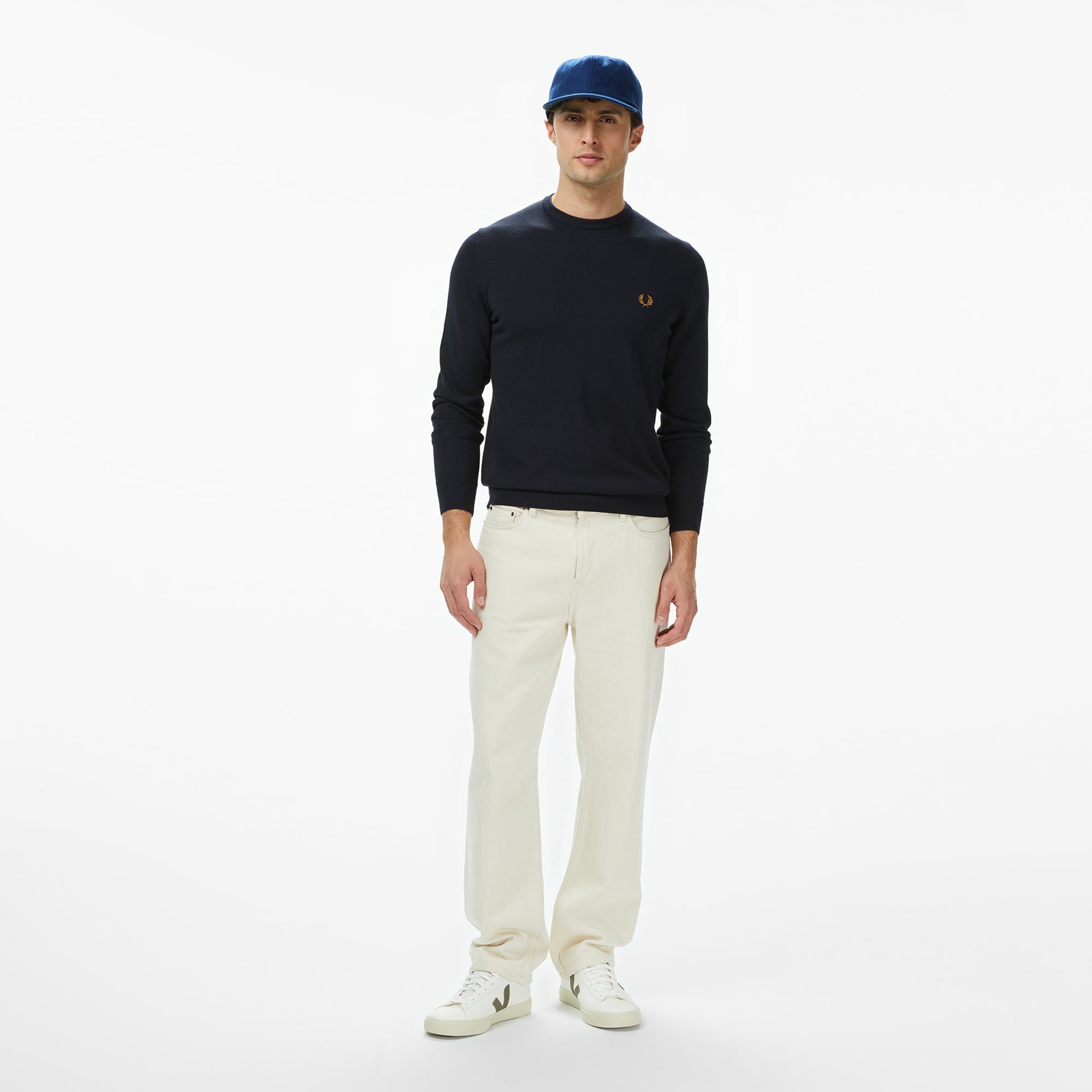 Fred Perry Classic Jumper Erkek Lacivert Triko