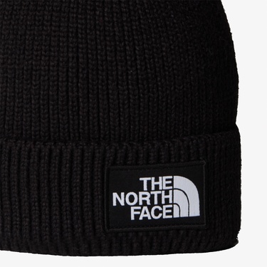  The North Face Logo Box Cuffed Unisex Siyah Bere
