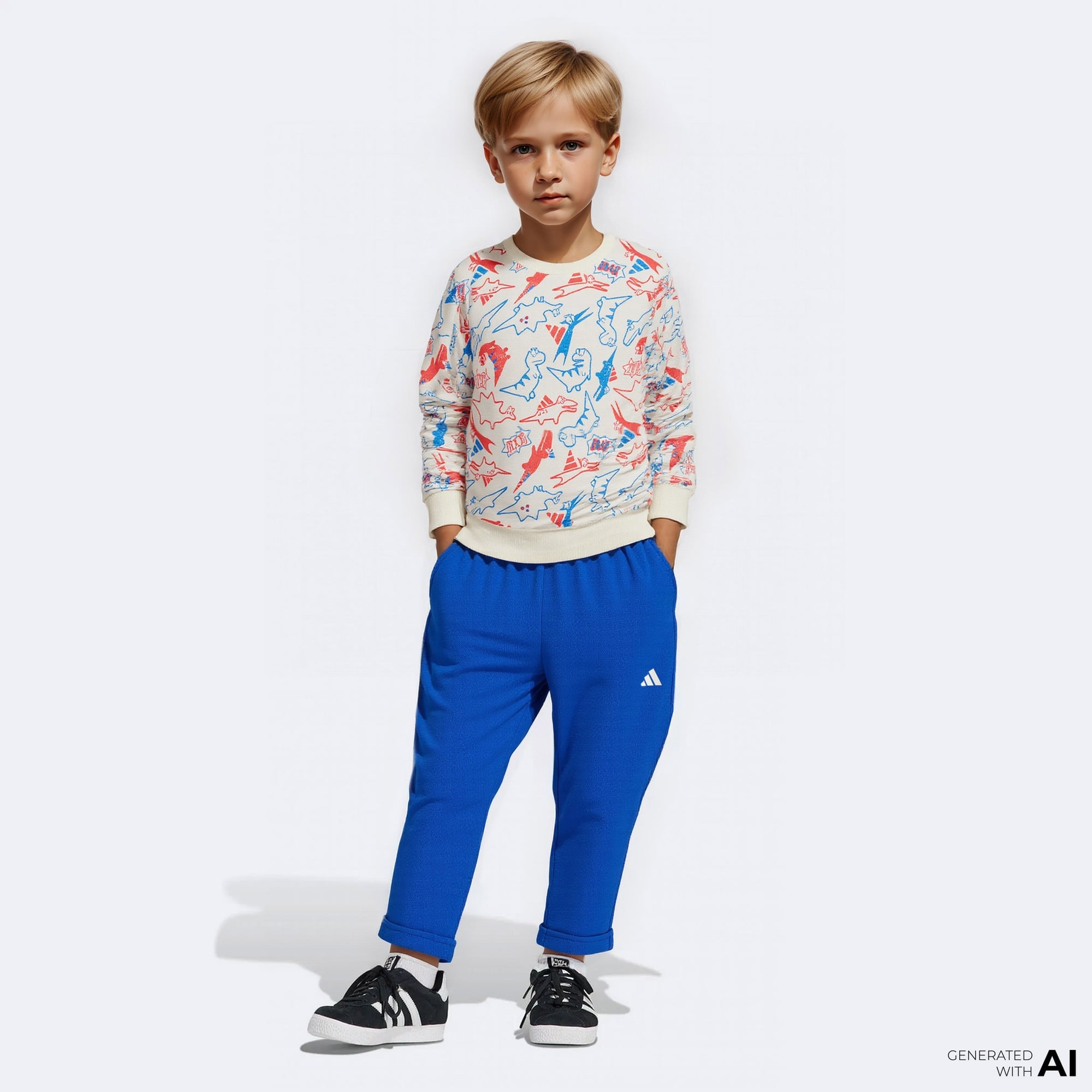 adidas Infant Adiraptor Set Çocuk Beyaz Eşofman Takımı