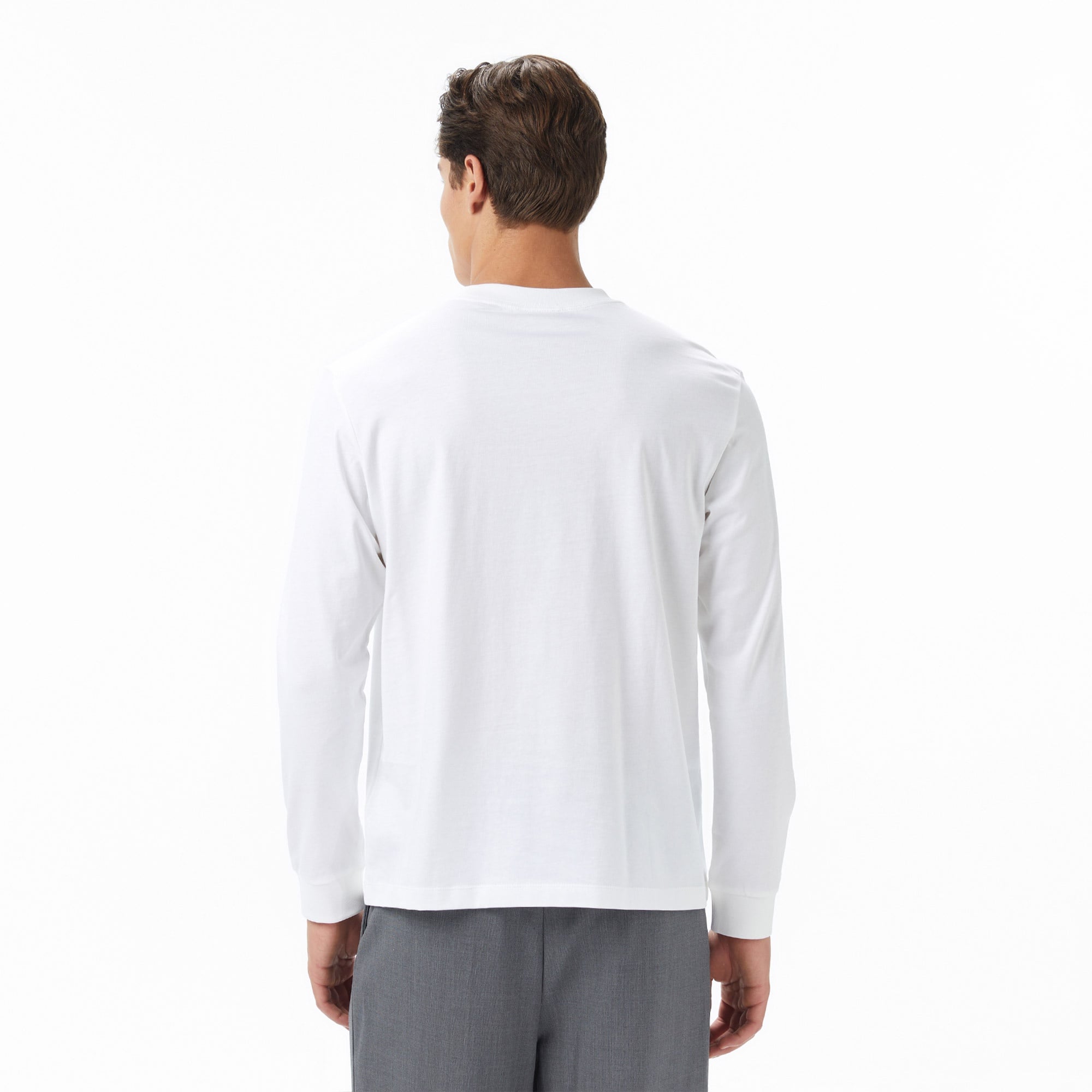 Calvin Klein Easy Monogram Erkek Beyaz T-Shirt