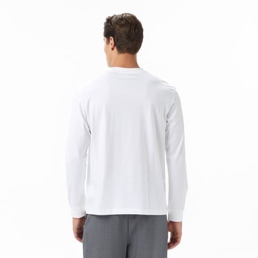  Calvin Klein Easy Monogram Erkek Beyaz T-Shirt