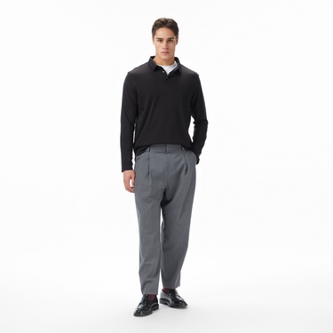  Calvin Klein Supima Cotton Solid Erkek Siyah Polo