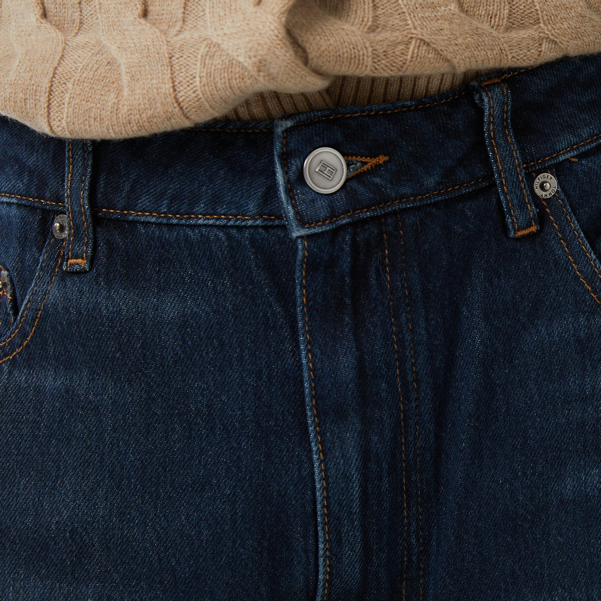 Tommy Hilfiger Denim Milo Barrel Kadın Mavi Jean Pantolon