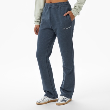  Les Benjamins Straight Regular 004 Kadın Mavi Eşofman Altı