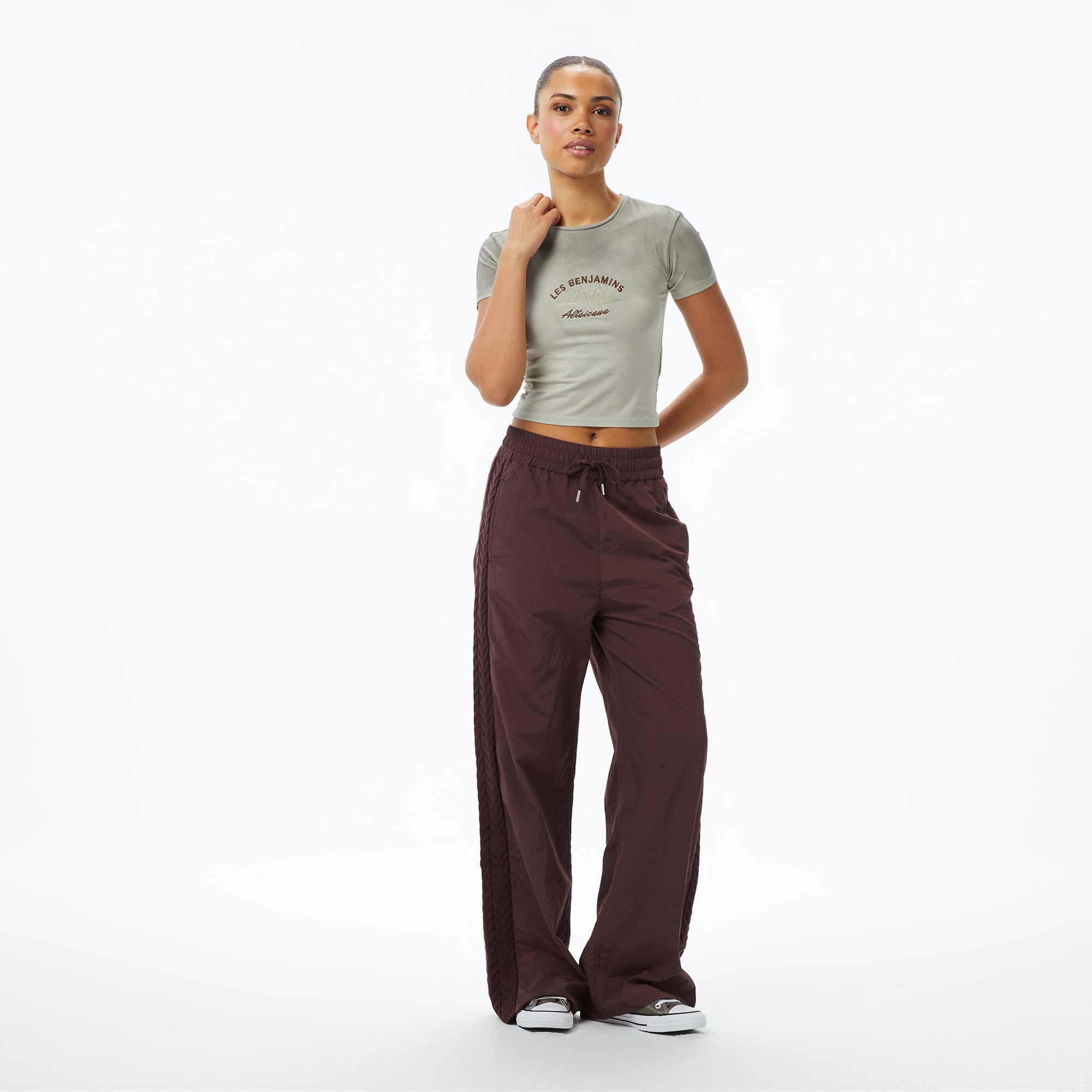  Les Benjamins 001 Kadın Kahverengi Pantolon