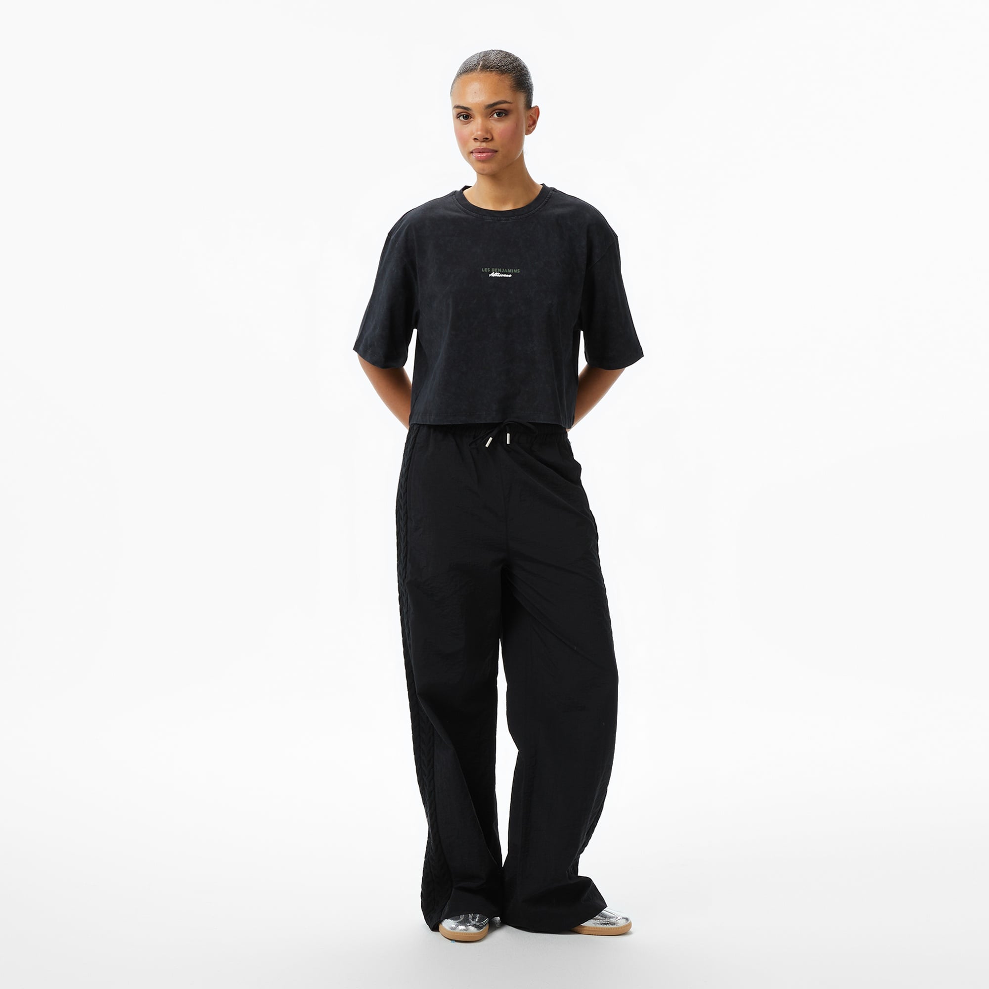 Les Benjamins Track 003 Kadın Siyah Pantolon