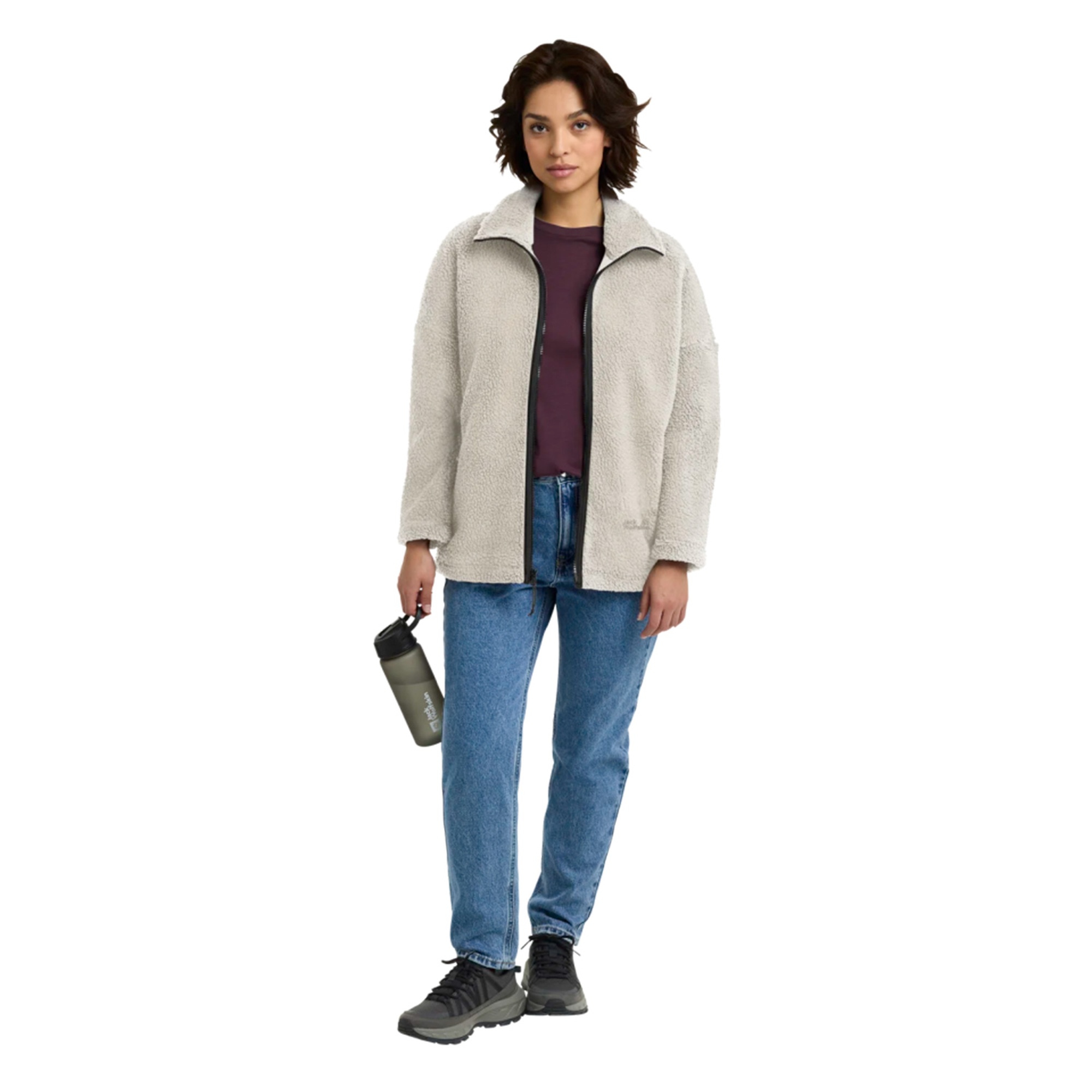 Jack Wolfskin Stone Lite Kadın Bej Outdoor Ceketi