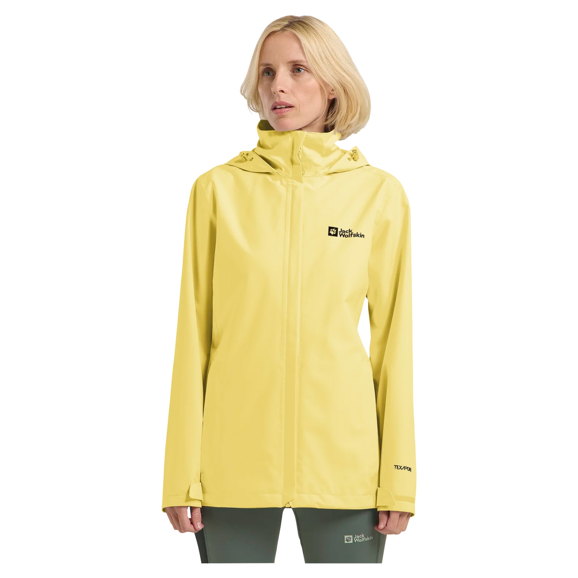 Jack Wolfskin Trailtime 2L Kadın Sarı Outdoor Ceketi