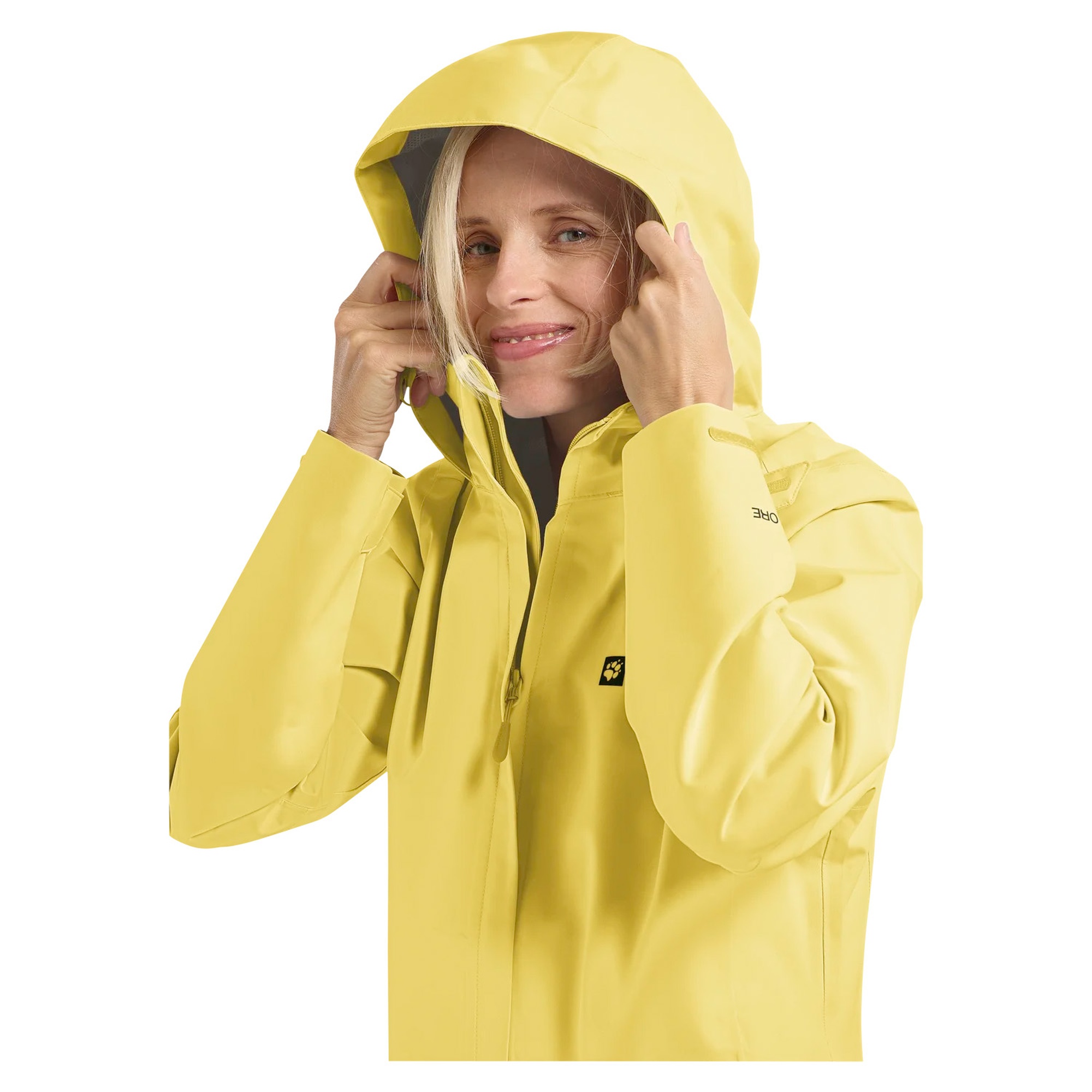 Jack Wolfskin Trailtime 2L Kadın Sarı Outdoor Ceketi