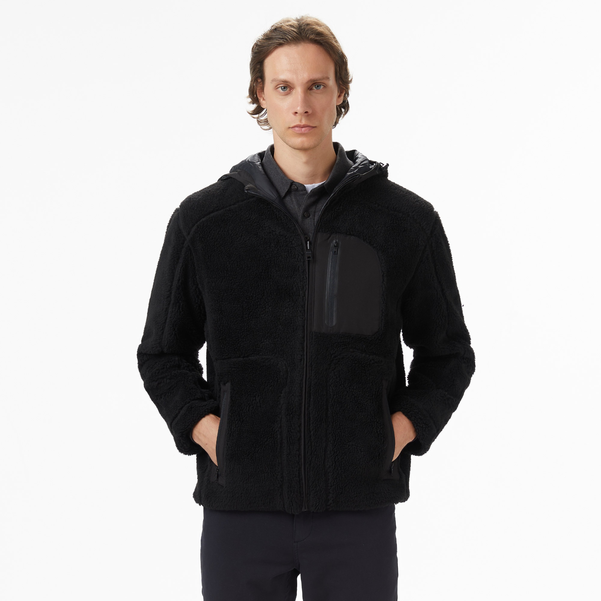 Nautica Erkek Siyah Regular Fit Mont