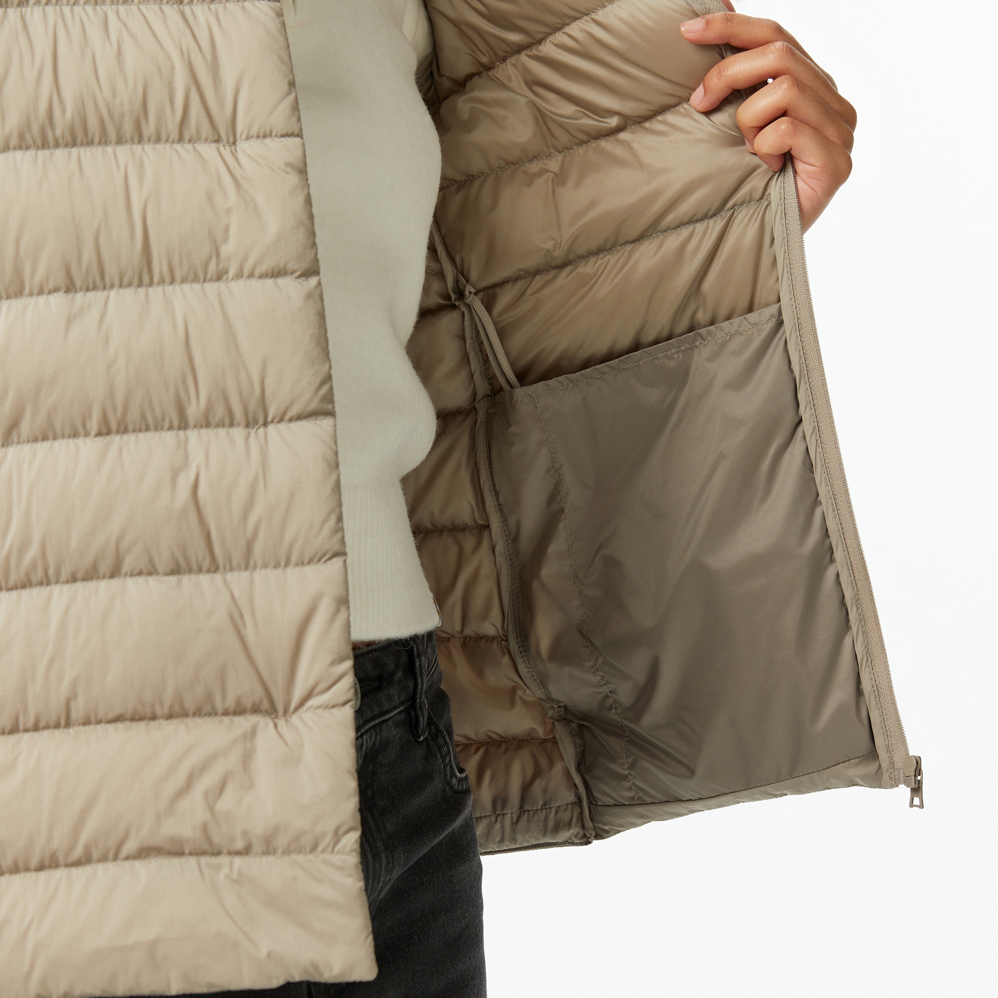 Nautica Kadın Bej Regular Fit Mont