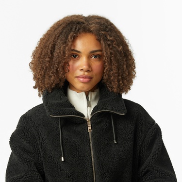  Nautica Kadın Siyah Regular Fit Çift Taraflı Mont