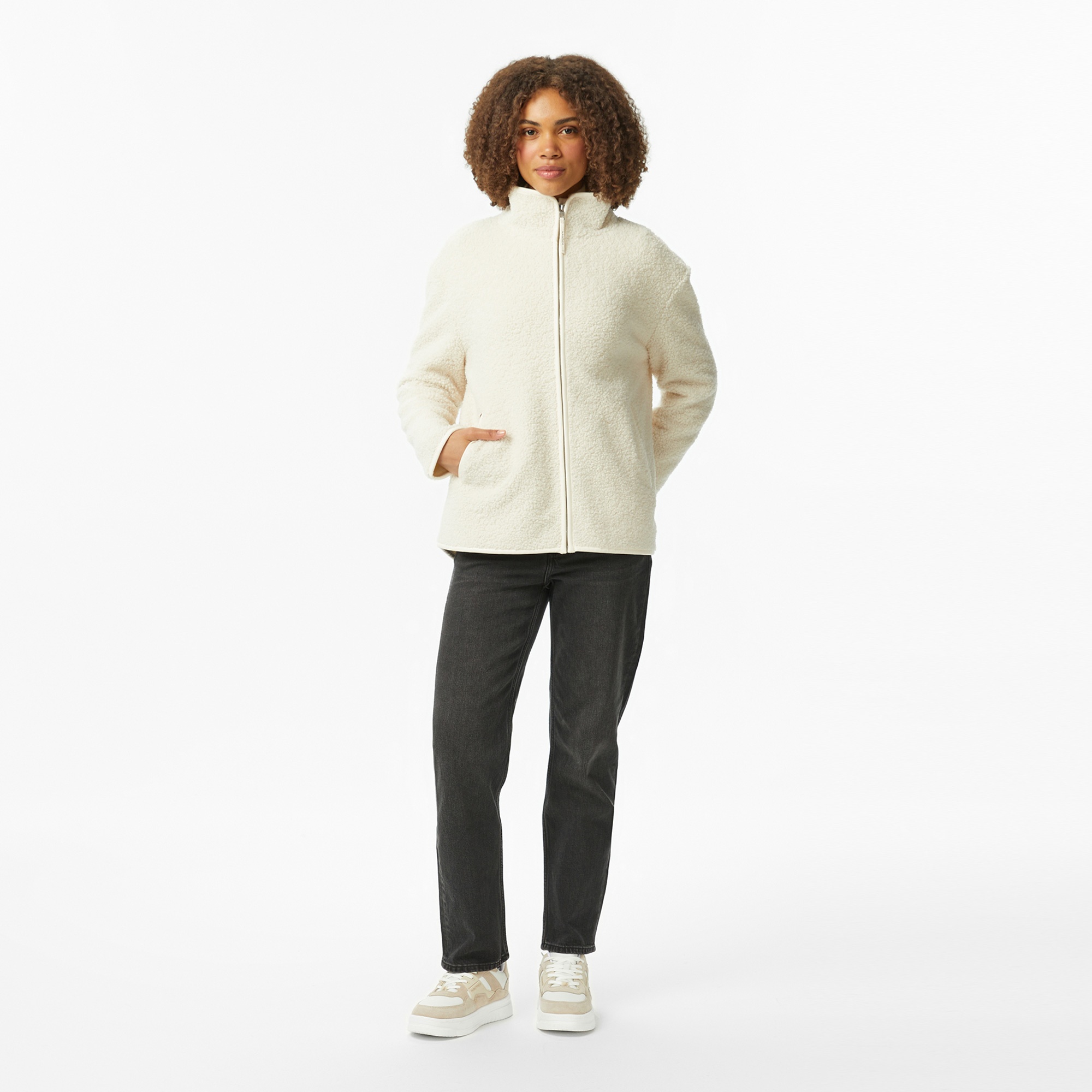 Nautica Kadın Krem Rengi Oversize Sweatshirt