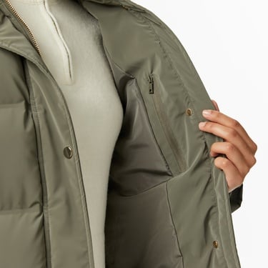  Nautica Kadın Yeşil Regular Fit Mont