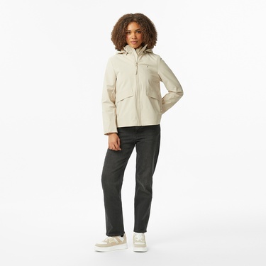  Nautica Kadın Krem Regular Fit Mont