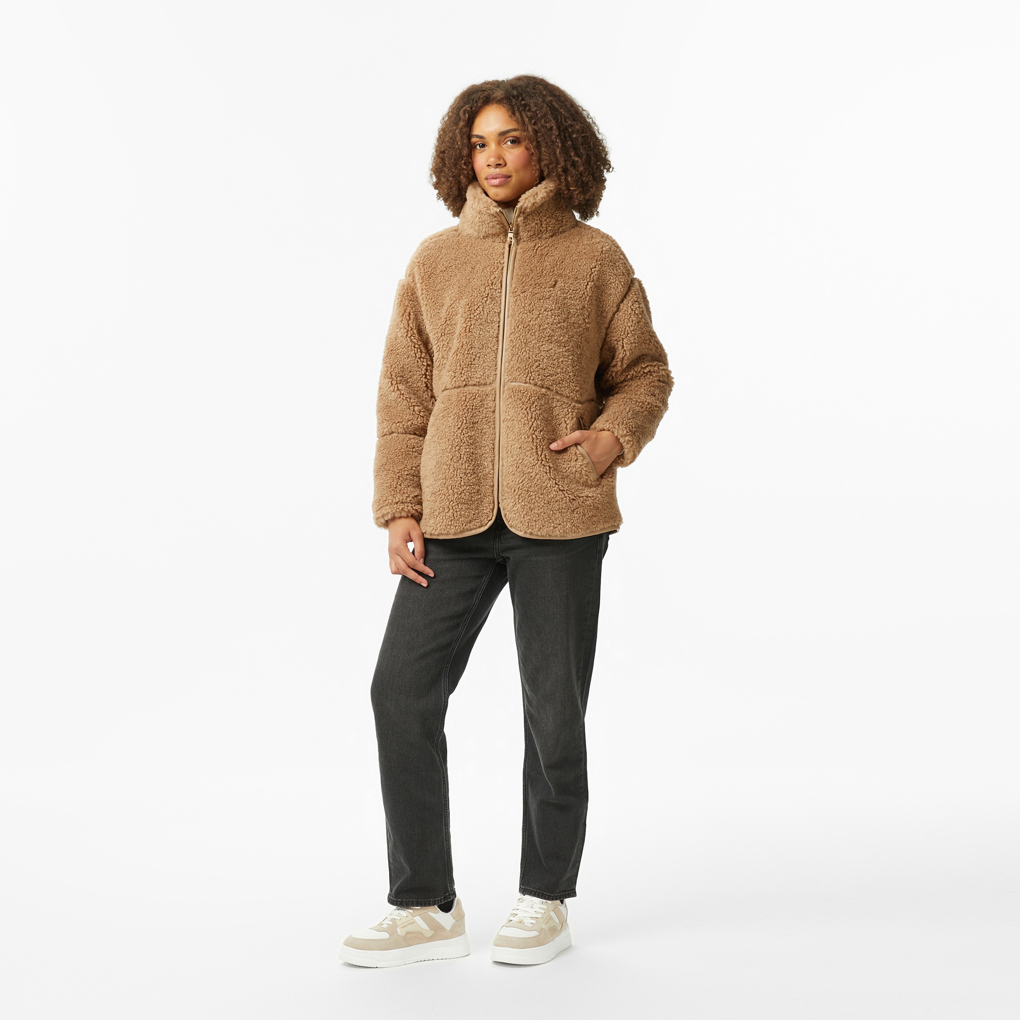 Nautica Kadın Bej Regular Fit Mont