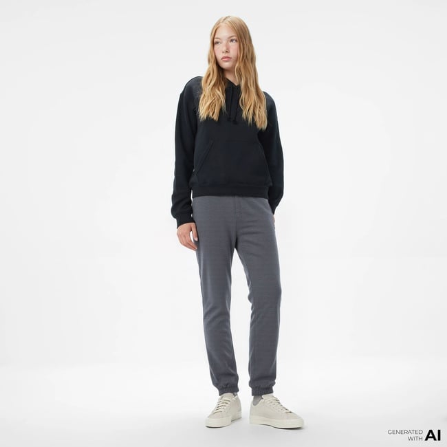  Lacoste Kadın Straight Fit Koyu Gri Eşofman Altı