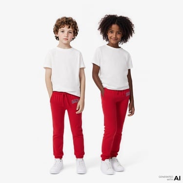  Gap V-Logo Bebek Kırmızı Eşofman Altı