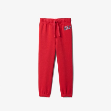  Gap V-Logo Bebek Kırmızı Eşofman Altı