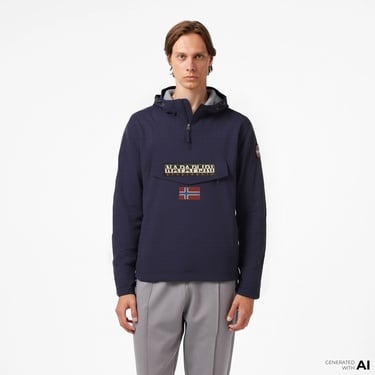  Napapijri Rainforest Wınter 3 Erkek Mavi Ceket