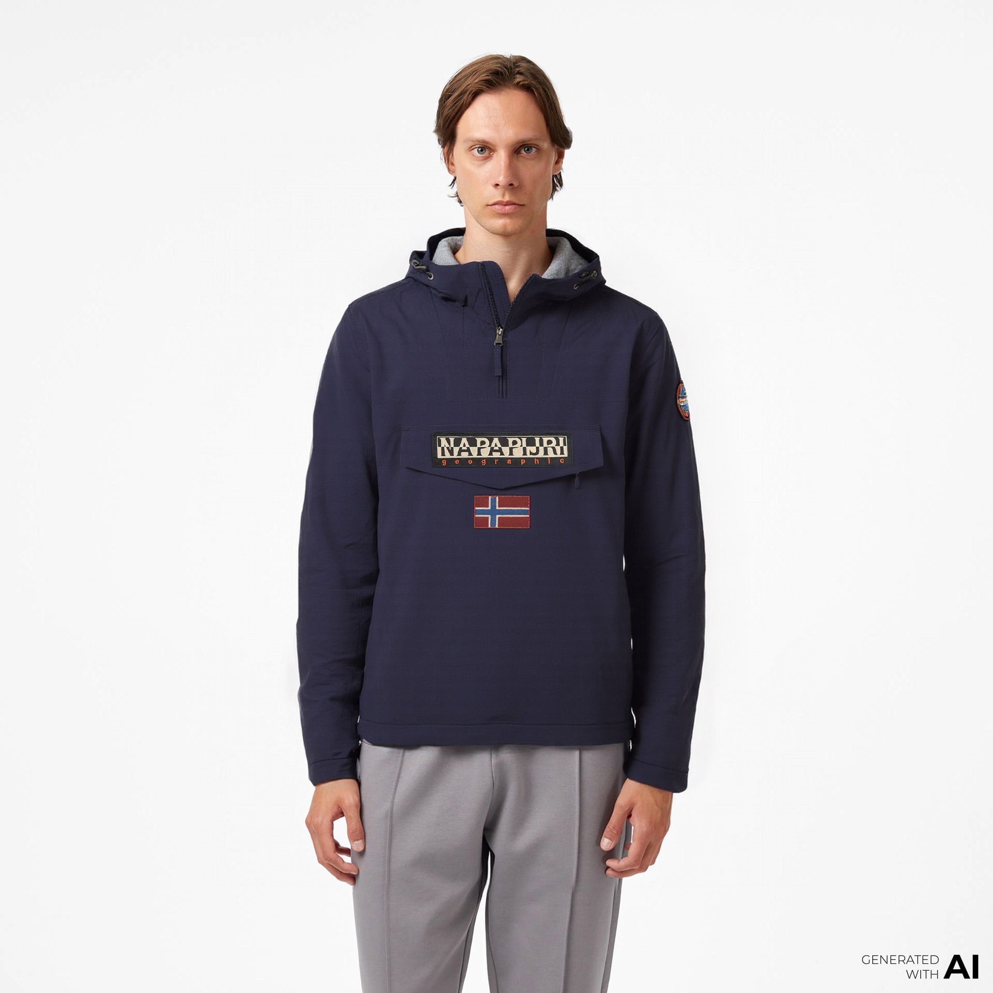  Napapijri Rainforest Wınter 3 Erkek Mavi Ceket