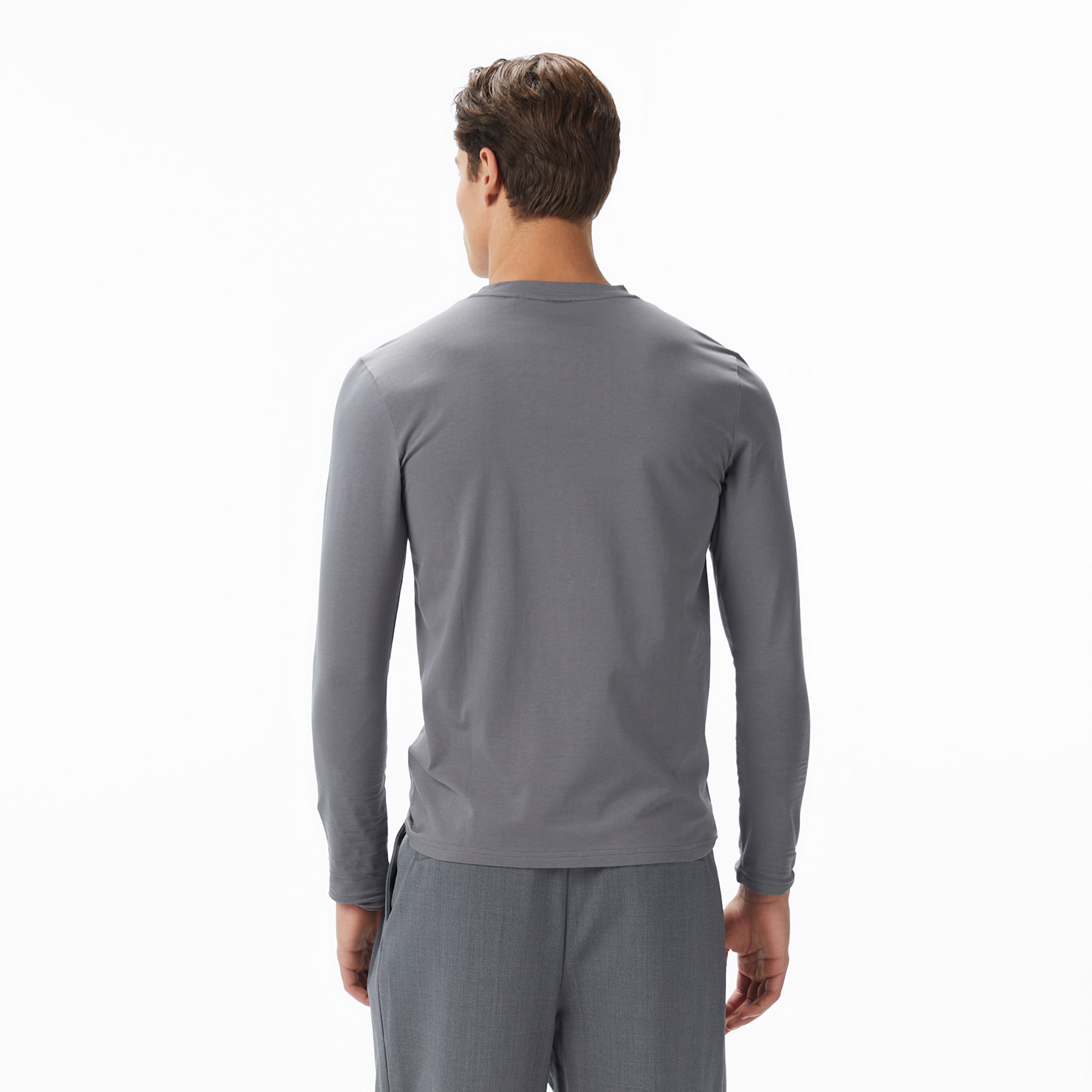 Boss Tchark Erkek Gri T-Shirt