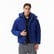 Calvin Klein Ripstop Quilted Logo Hooded Erkek Mavi Ceket