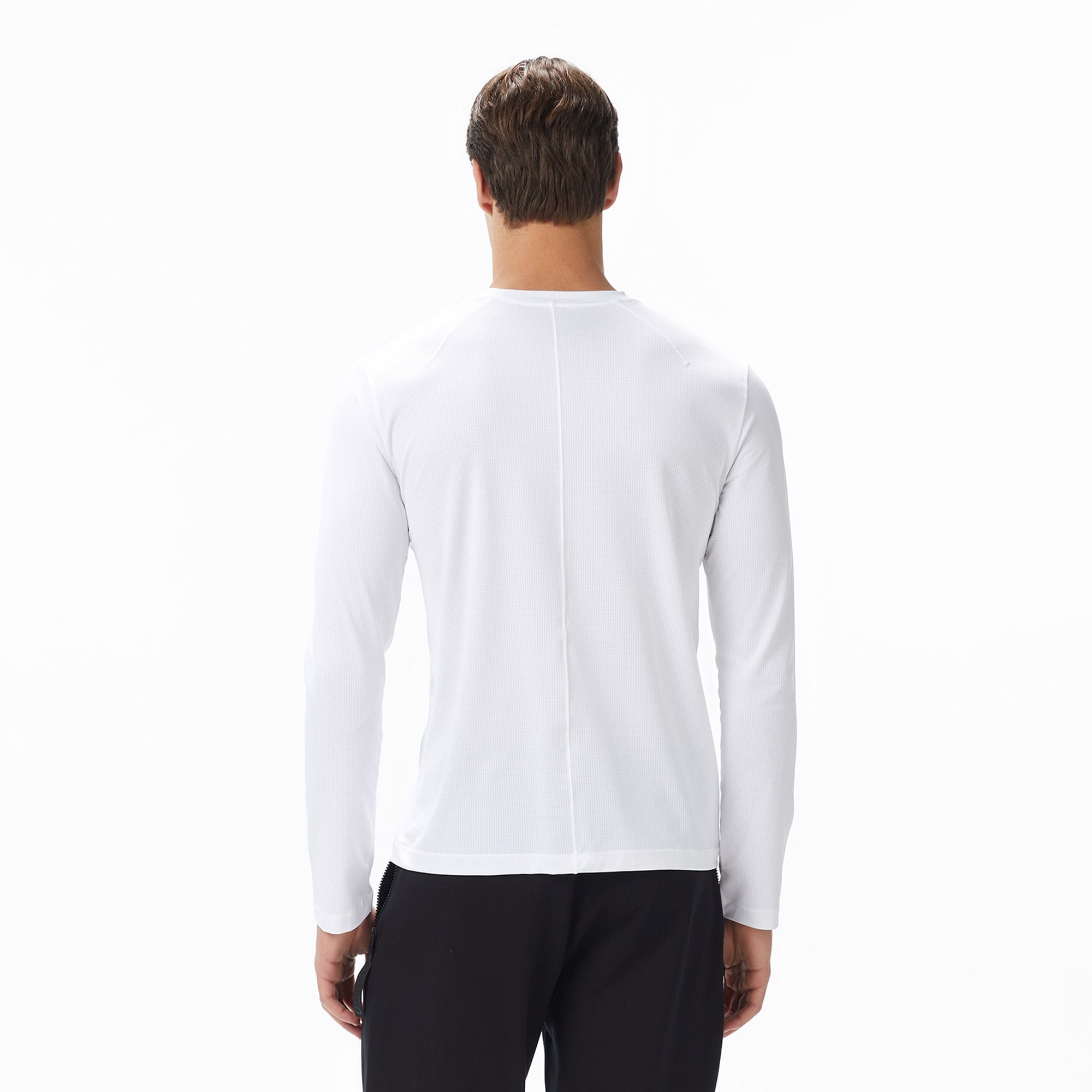 Calvin Klein Erkek Uzun Kollu Beyaz T-Shirt