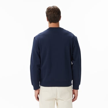  Calvin Klein Terry Monologo Erkek Mavi Sweatshirt